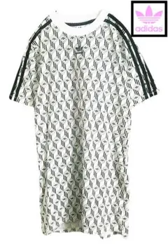 アディダス オリジナルス モノグラム Tシャツ ワンピース チュニック ジャージ
