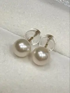 B 伊勢志摩英虞湾産あこや真珠 6.2mm パールピアス - メルカリ