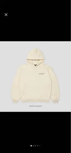 ノマディック nomadik ワッフル生地 パーカー クリーム フーディ 