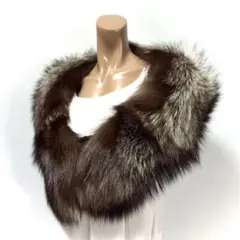 【銀狐】SAGA FOX サガフォックス ショール シルバーフォックス 魅艶上質