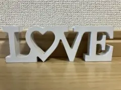 LOVE 木製 オブジェ