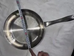 高級ステンレス製フライパン 24cm IH・ガス火対応 オールステンレスのサムネイル