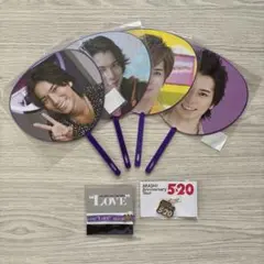嵐　松本潤　5×20 グッズ　うちわ　まとめ売り