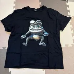 Crazy Frog クルーネック Tシャツ ブラック XL