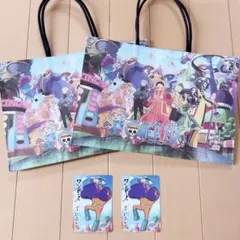 ワンピース　銀座に志かわ　限定オリジナルカード　紙袋　ショッパー　手提げ