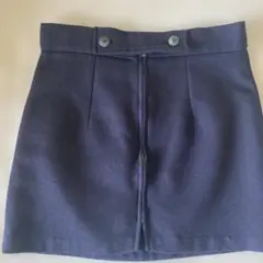ZARA TRAFALUC ネイビー ミニスカート M