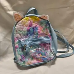 新品 猫耳付き　キラキラ　リュック