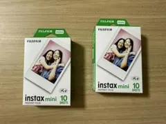 FUJIFILM チェキフィルム instax miniインスタックスミニ20枚