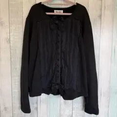 PINK HOUSE ブラック 長袖カーディガン