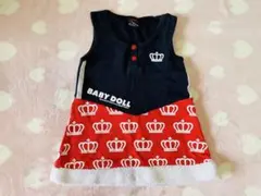 BABY DOLL ノースリーブワンピース 100cm