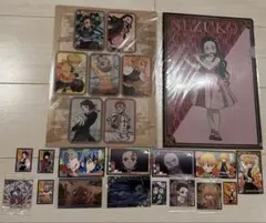 鬼滅の刃 クリアファイル ステッカー セット まとめ ぷっちょ ウエハース