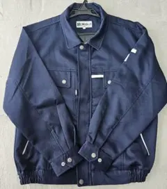 【美品】ジーベック CRESTA21 長袖ブルゾン 作業服 ネイビー 4Lのサムネイル