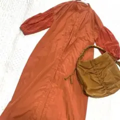ロングシャツワンピ