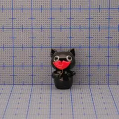 【1515】黒猫（唇）のガラス細工