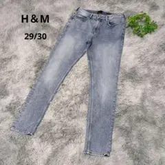 H＆M スキニーデニム 【29/30】 ライトブルー ストレッチ メンズ