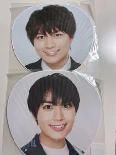 【おまとめ値下げ可】大西流星　うちわ　2枚セット　なにわ男子