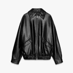 ZARA レザージャケット　ザラ　完売品　アウター