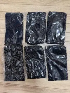 ブラック M-Lサイズ 厚手タイツ6枚セット