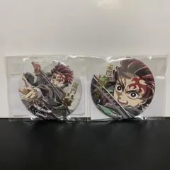竈門炭治郎 鬼滅の刃 WEBSHOPくじ コミケ C107 箔押し缶バッジB - メルカリ
