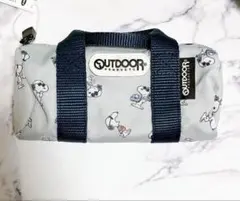 OUTDOOR ペンケース スヌーピー　筆箱 ボストン型