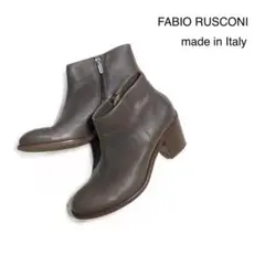イタリア製FABIO RUSCONIファビオ ルスコーニ ショートブーツ38美品