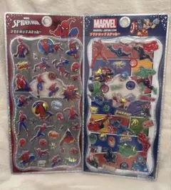 M*7様 【正規品】スパイダーマン、マーベル プチドロップステッカー2枚セット