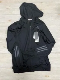 [addidas] レディース W ACTV UV KN FZ パーカーブラックのサムネイル