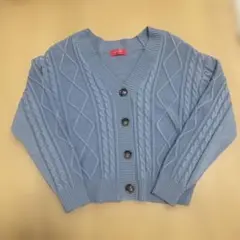 値下げ！repipi armario ケーブルニットカーディガン M