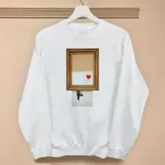 新品 BANKSY バンクシー シュレッター 少女 風船 トレーナー 送料込