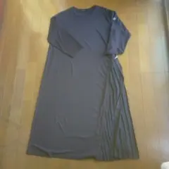 インゲボルグ紺 カットソーワンピース