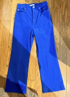 トゥモローランド マカフィー コットンコーデュロイ セミフレアクロップドパンツ