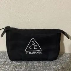 3CE STYLENANDA ミニポーチ ブラックのサムネイル