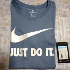 Nike ブルー Tシャツ Mサイズ JUST DO IT
