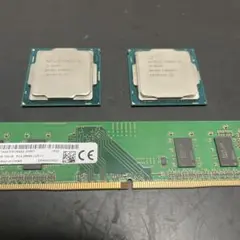 Intel Core i3-810 CPUと4GB DDR3 RAM