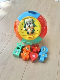 知育おもちゃ　いないいないばあ　まるまるパズル　型はめパズル　ワンワンとうーたん