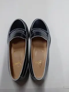 未使用　Christian Louboutin ネイビー　ローファー