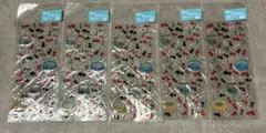 【平成レトロ・当時物】 金魚ドロップシール 5点セット