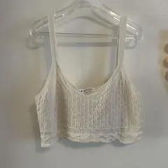 GLOBAL WORK ホワイト ニットトップス XXL