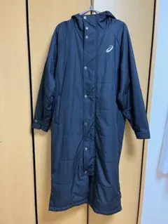 asics ベンチコート ブラック　Mサイズ