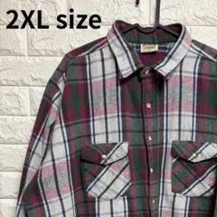 FIVE BROTHER 90s ヘビネル シャツ チェック フランネル