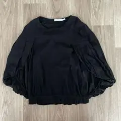 SEE BY CHLOE ブラック五分袖トップス