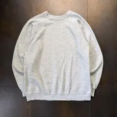 V*様 アメリカ古着　ビンテージ スウェット　プレーン　無地　グレー　ラグランス