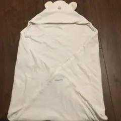 フード付き　おくるみ