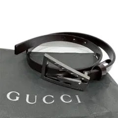 GUCCI レザー ベルト レディース