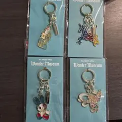 【新品】ミセスWonder Museumステンドグラスキーホルダー全4種セット
