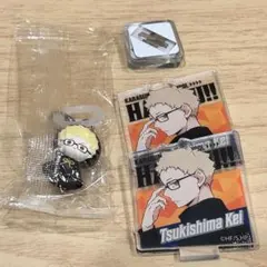 ハイキュー 月島蛍 目印アクセサリー ガチャガチャ ミニアクスタ