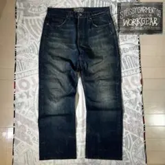 Stussy Workgear 黒 ダブルニー 32 深瀬着用 - メルカリ