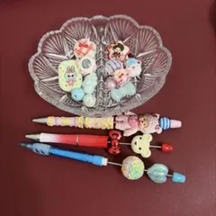 カスタムボールペン＊カスタムシャーペン＊ビーズ＊セット売り