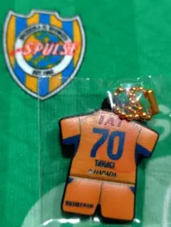 清水エスパルス☆ガチャ☆70　高木選手☆ユニフォームラバーキーホルダー