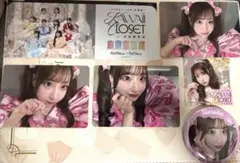 CUTIE STREET 桜庭遥花 衣装展 トレカ ピンバッジ ステッカーセット